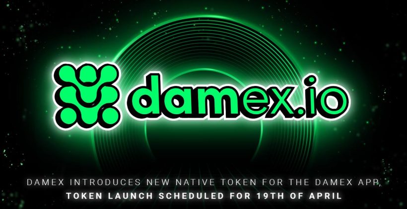 Damex Announces Utility Token to Power Smart Finance App, Token IEO Starts April 19th