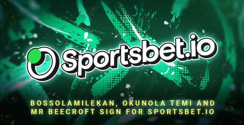 BossOlamilekan, Okunola Temi and Mr BeeCroft sign for Sportsbet.io